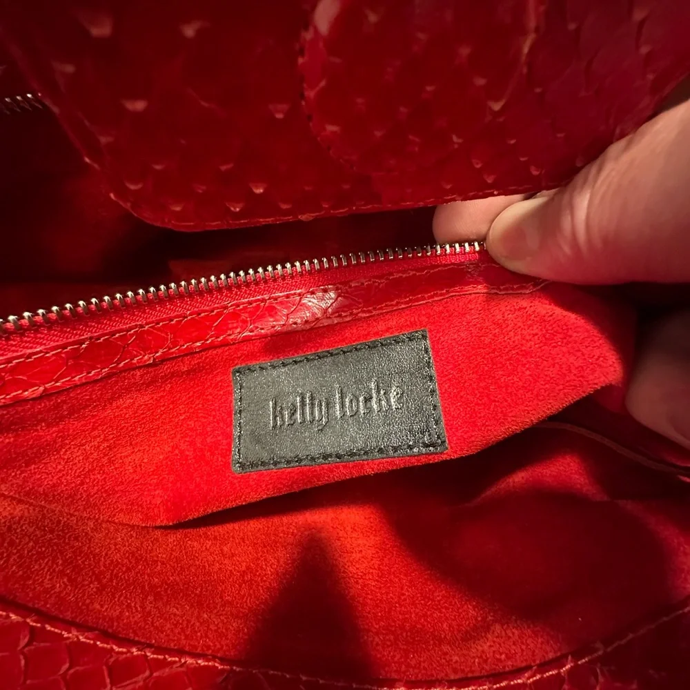 Red Python Women's Bag - Picture 11 of 11